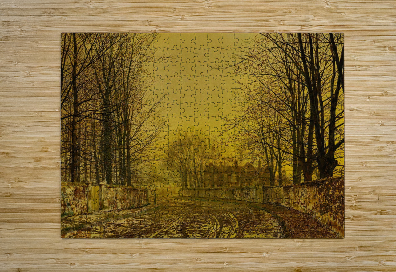 The Queen’s Highway by John Atkinson Grimshaw [1836–1893] MyCozyFineArt Puzzle printing