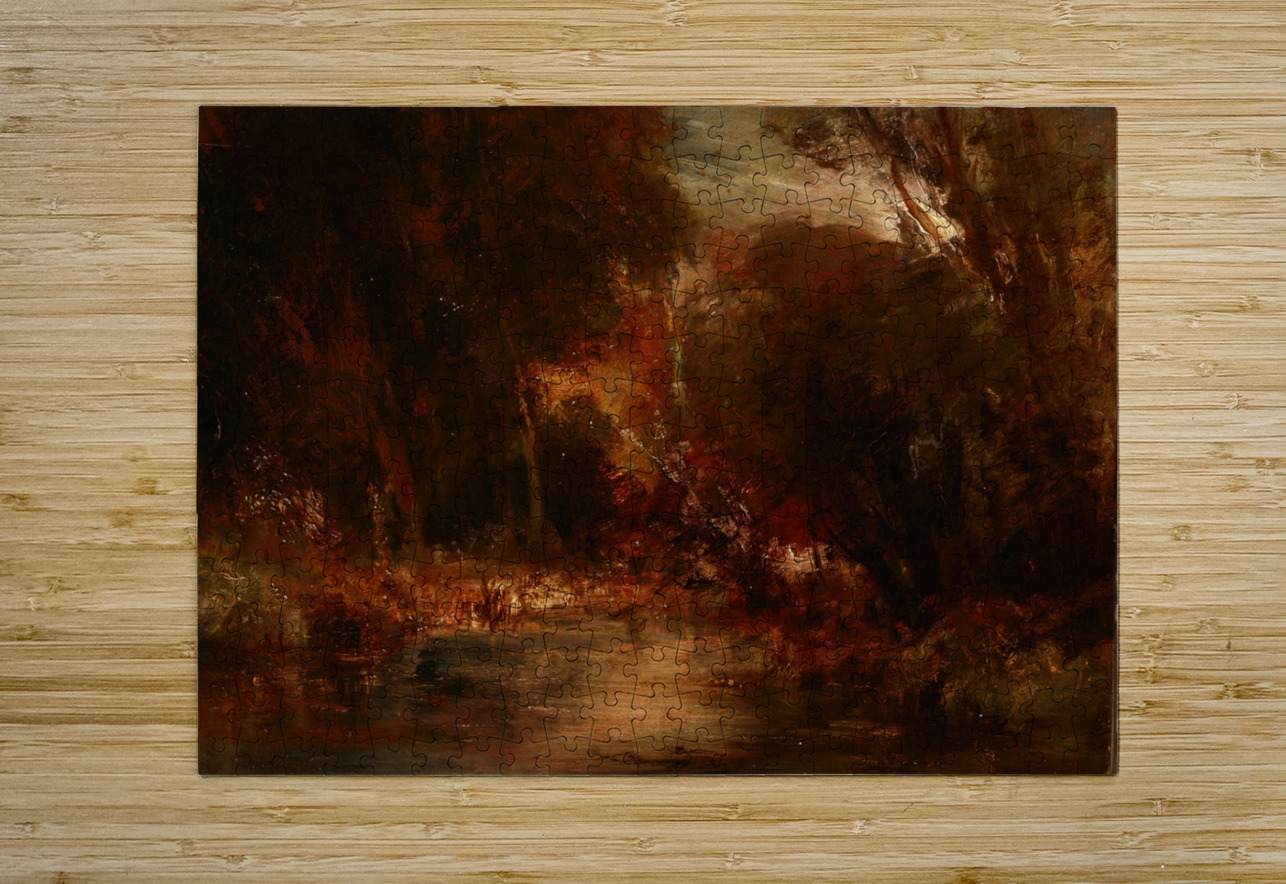 Forest Landscape by François–Auguste Ravier [1814–1895] MyCozyFineArt Puzzle printing