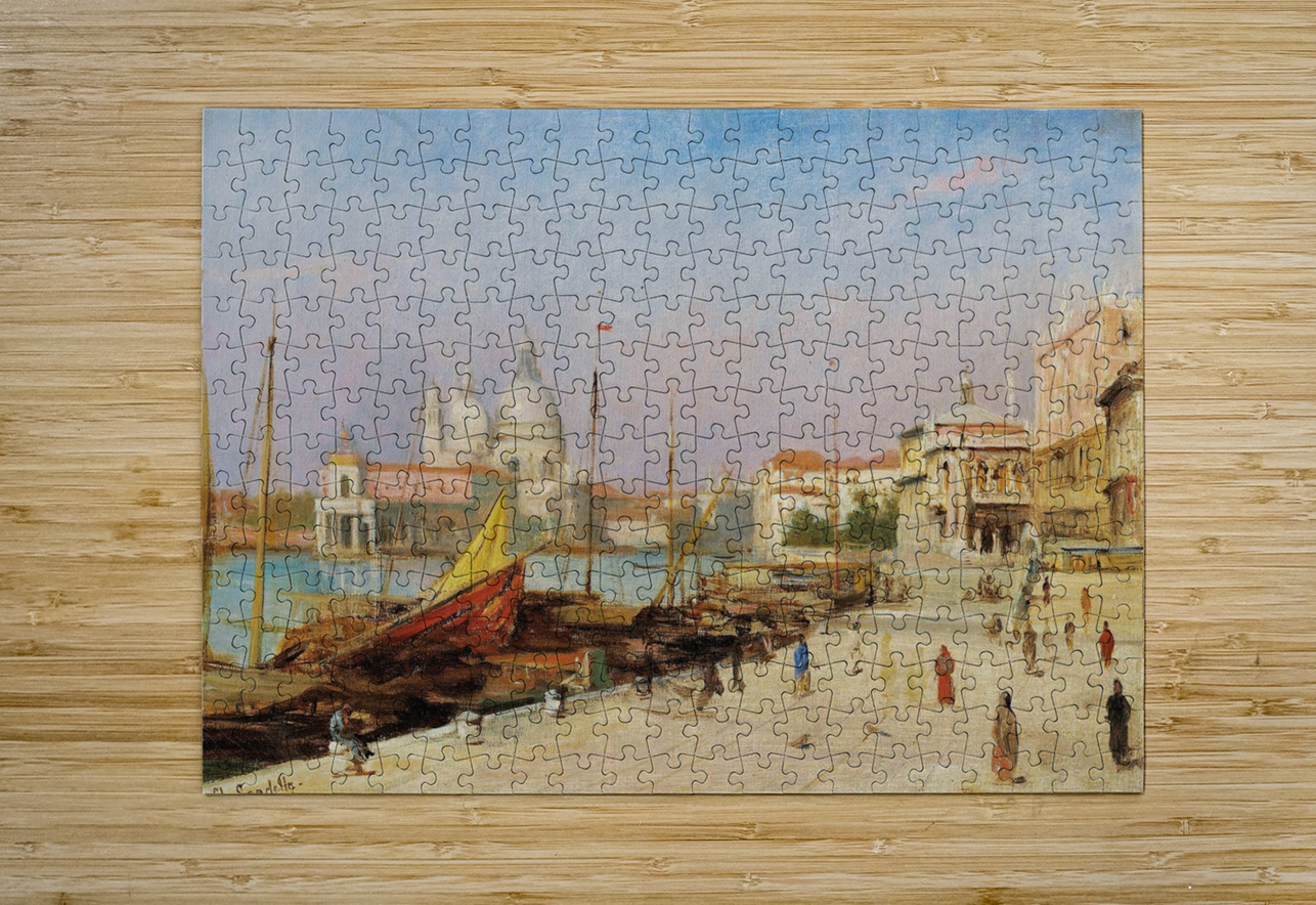 View Of Venice by Charles Landelle [1821–1908] MyCozyFineArt Puzzle printing