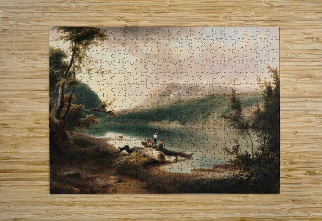 Delaware Water Gap by Thomas Doughty [1793–1856] MyCozyFineArt Puzzle printing
