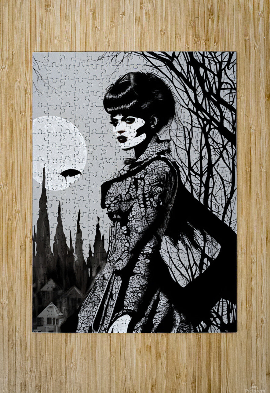 Shadows & Lace fadi van yaldani Puzzle printing