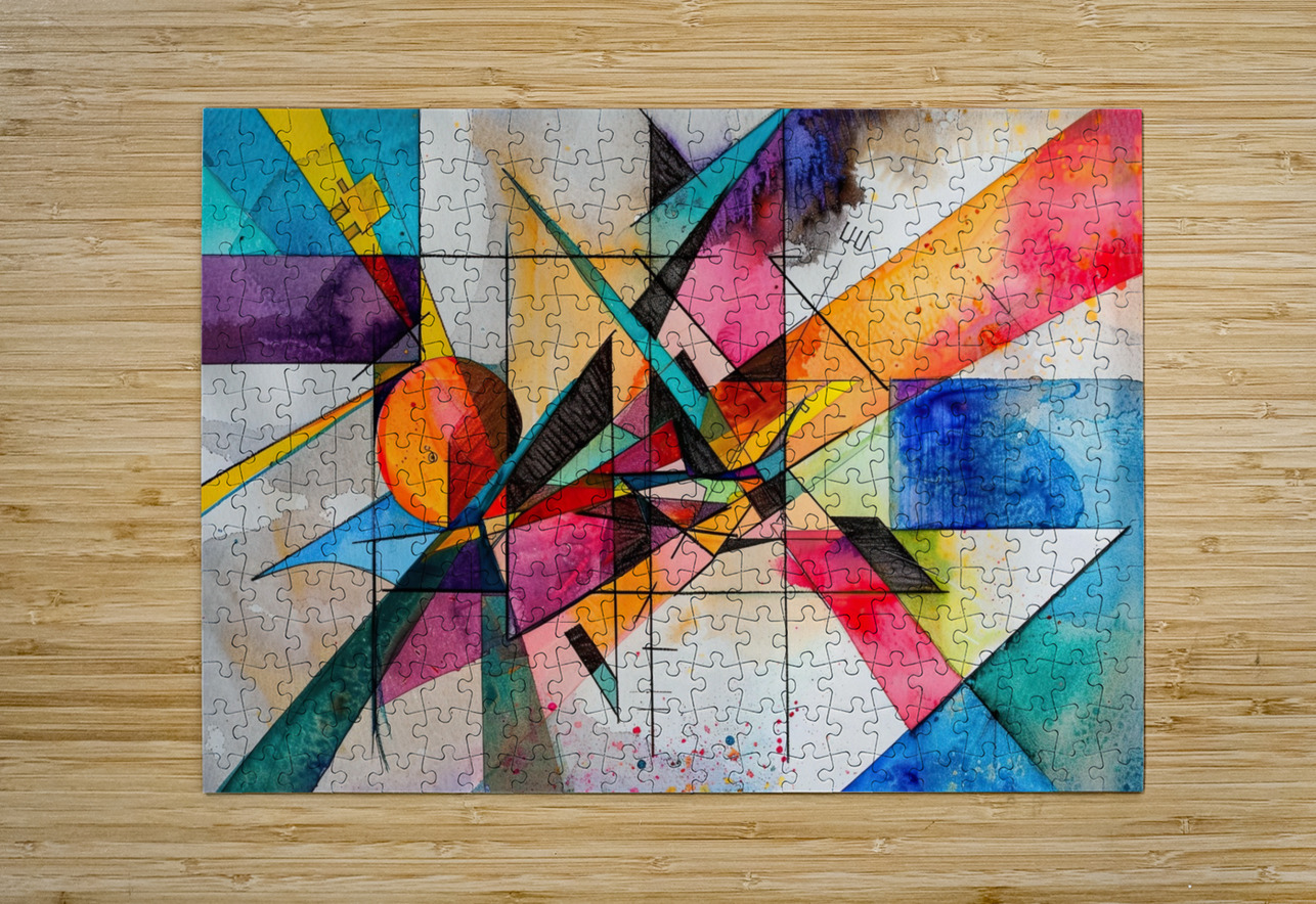 Chromatic Convergence H2NJPZ 57 Abstract Rebellion Puzzle printing