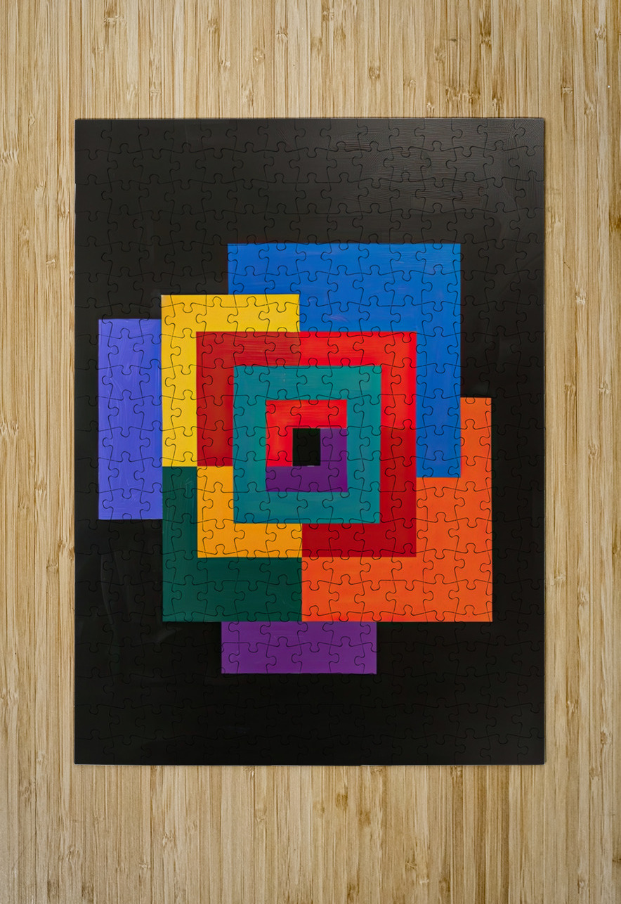 Chromatic Convergence H2N9P2 61 Abstract Rebellion Puzzle printing