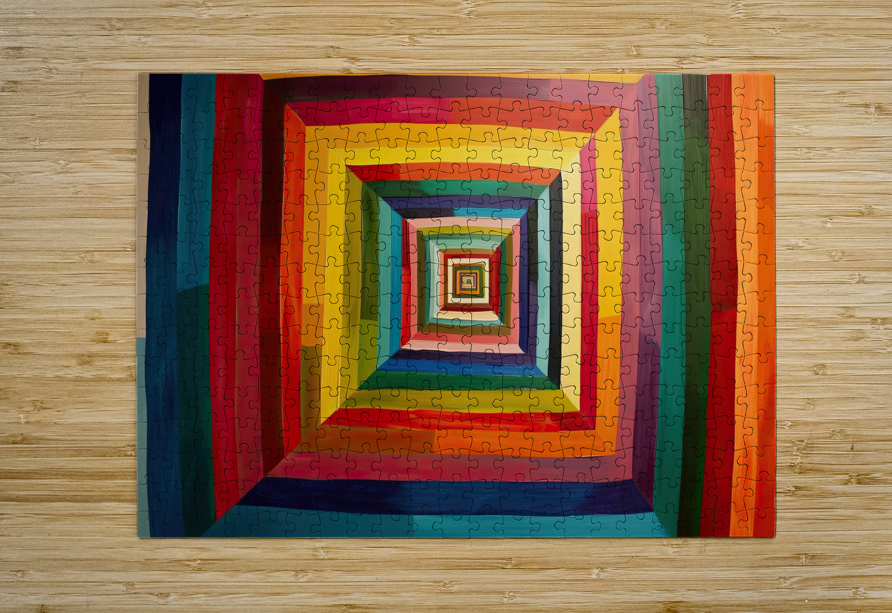 Chromatic Convergence H3N9P2 62 Abstract Rebellion Puzzle printing