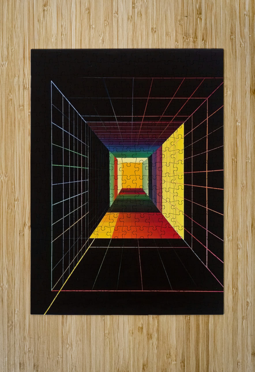 Chromatic Corridor H92N3Z 64 Abstract Rebellion Puzzle printing