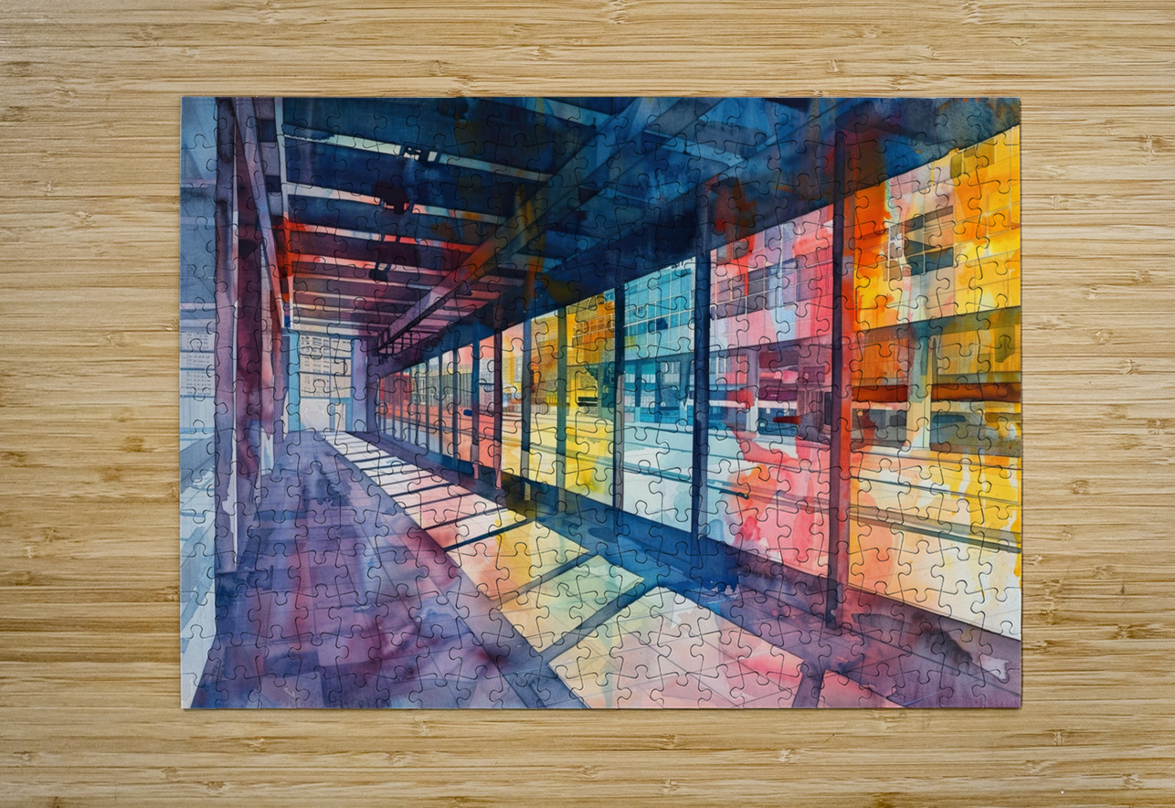 Chromatic Corridor Y2K93H 52 Abstract Rebellion Puzzle printing