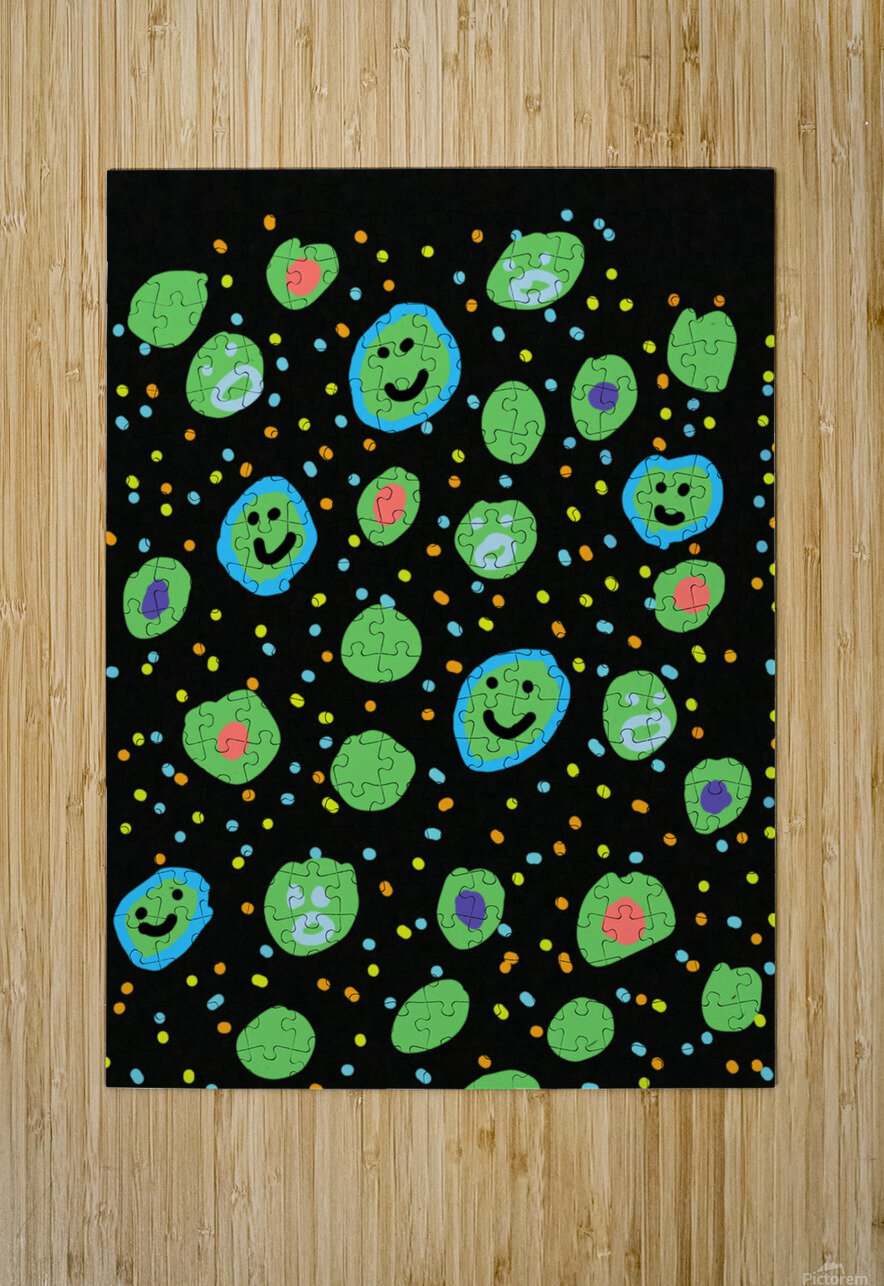 Doodle dot drawing Samant4 Puzzle printing