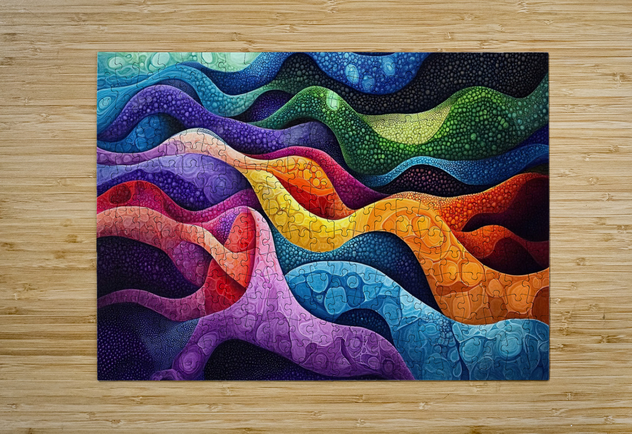 Chromatic Currents H3N9B2 60 Abstract Rebellion Puzzle printing