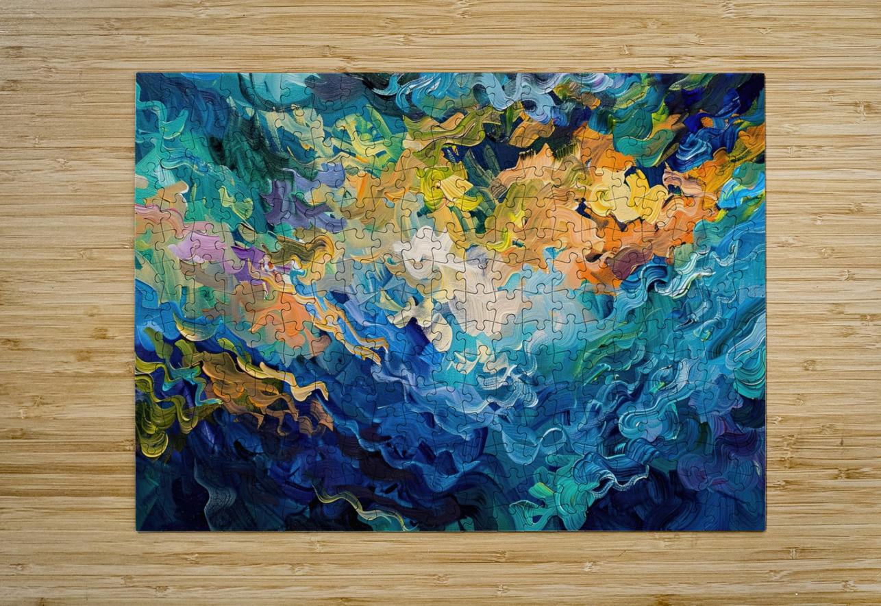 Chromatic Currents H9P4N2 48 Abstract Rebellion Puzzle printing