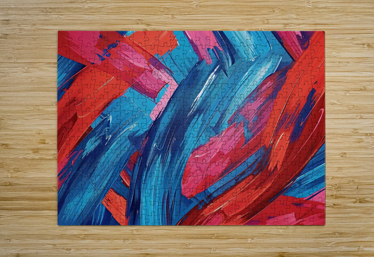 Chromatic Currents Y92H7N 58 Abstract Rebellion Puzzle printing