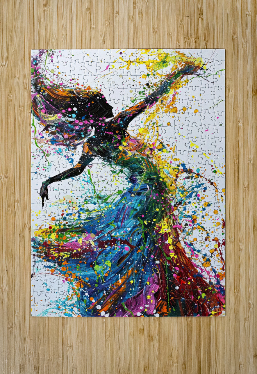 Chromatic Dance Fusion 8H3N2Z 63 Abstract Rebellion Puzzle printing