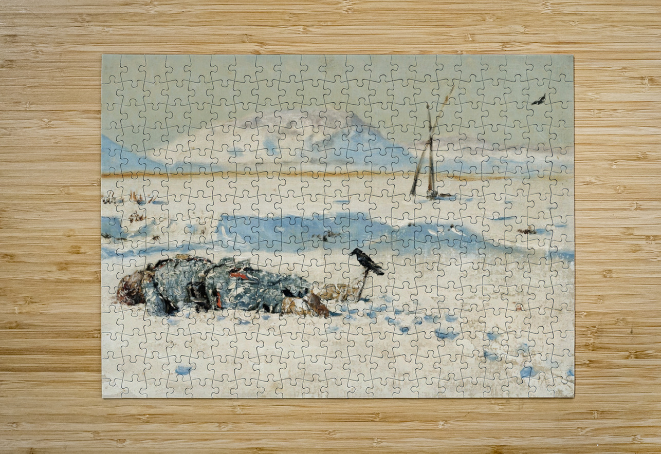 The Fallen Soldier by Vasily Vereshchagin [1842–1904] MyCozyFineArt Puzzle printing