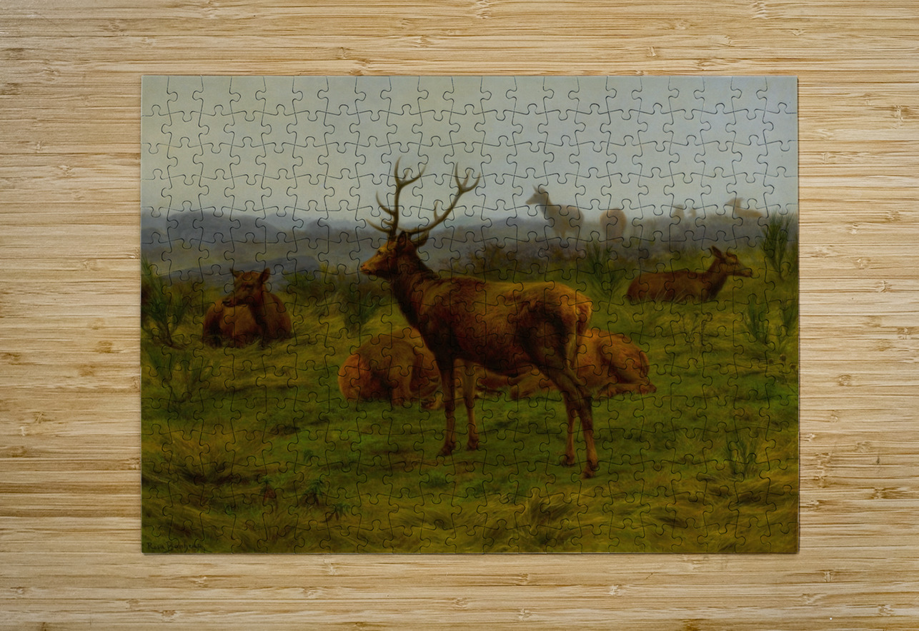 The Monarch of the Herd [1868] by Rosa Bonheur [1822–1899] MyCozyFineArt Puzzle printing
