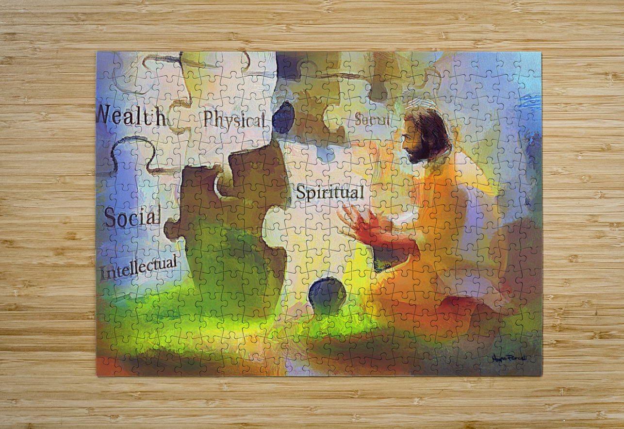 THE MISSING PIECE - SPIRITUAL Wayne Pascall Art Puzzle printing