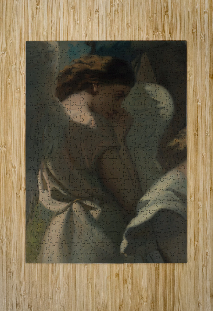 An Angel Praying in the Garden of Olives [1840] by Théodore Chassériau [1819–1856] MyCozyFineArt Puzzle printing