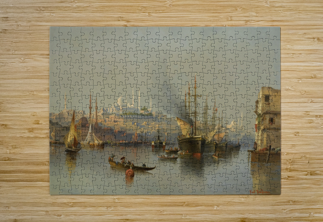 Constantinople by Karl Kaufmann [1843–1905] MyCozyFineArt Puzzle printing