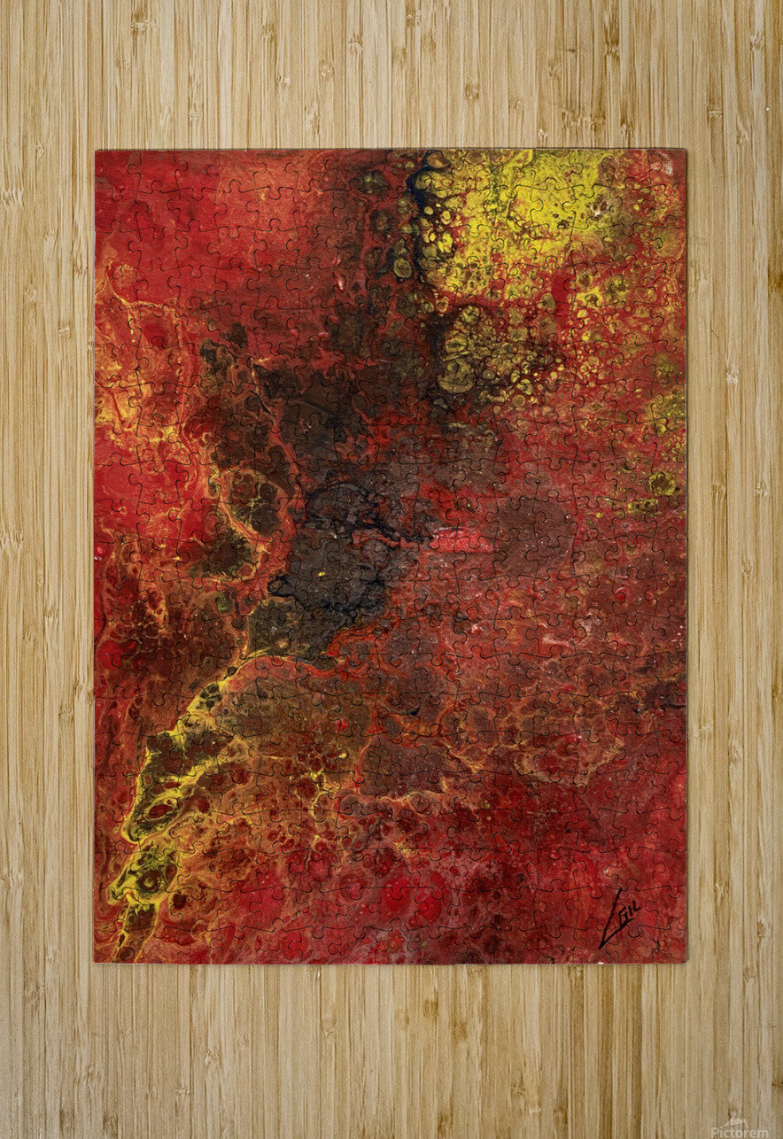 Caos en rojo CACUM ART Puzzle printing