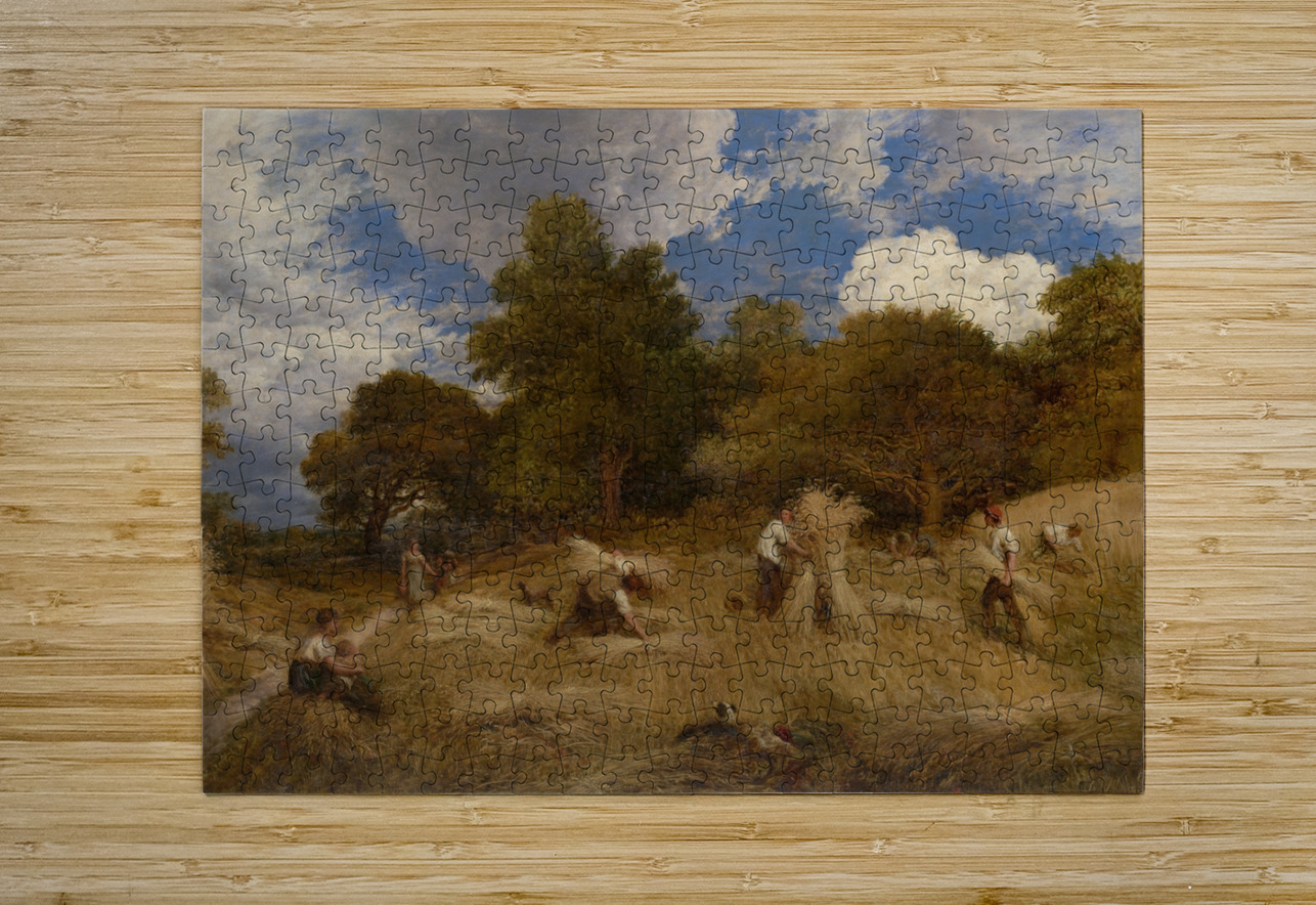 Wheat by John Linnell [1792–1882] MyCozyFineArt Puzzle printing