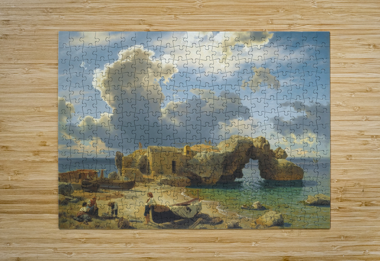 Capri [1864] by August Leu [1818–1897] MyCozyFineArt Puzzle printing