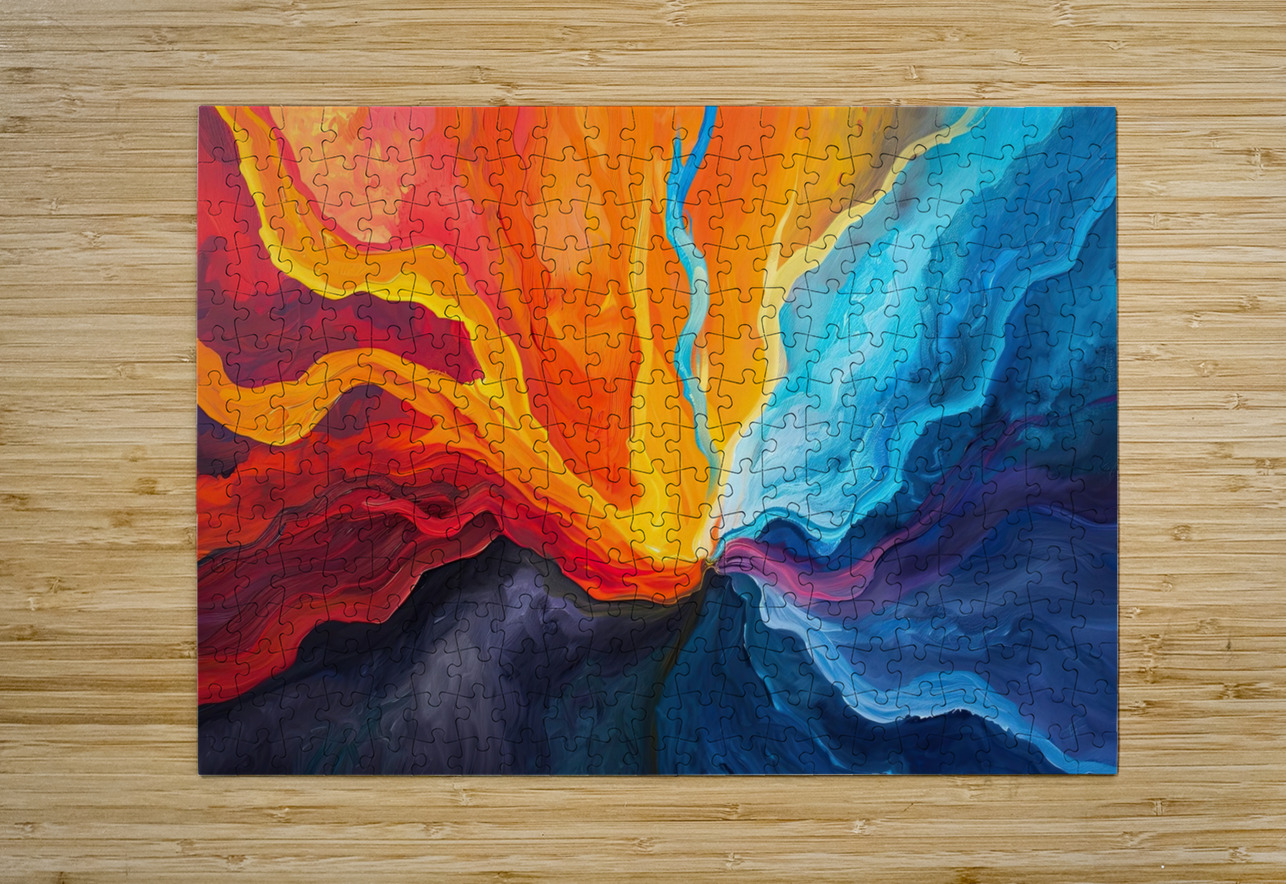 Chromatic Fusion Y98H7N 57 Abstract Rebellion Puzzle printing