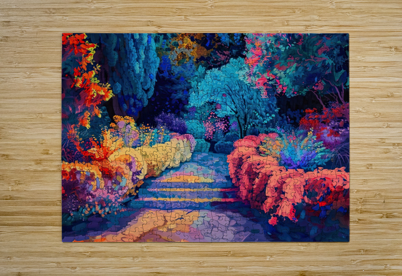 Chromatic Garden Path H92N5Z 60 Abstract Rebellion Puzzle printing