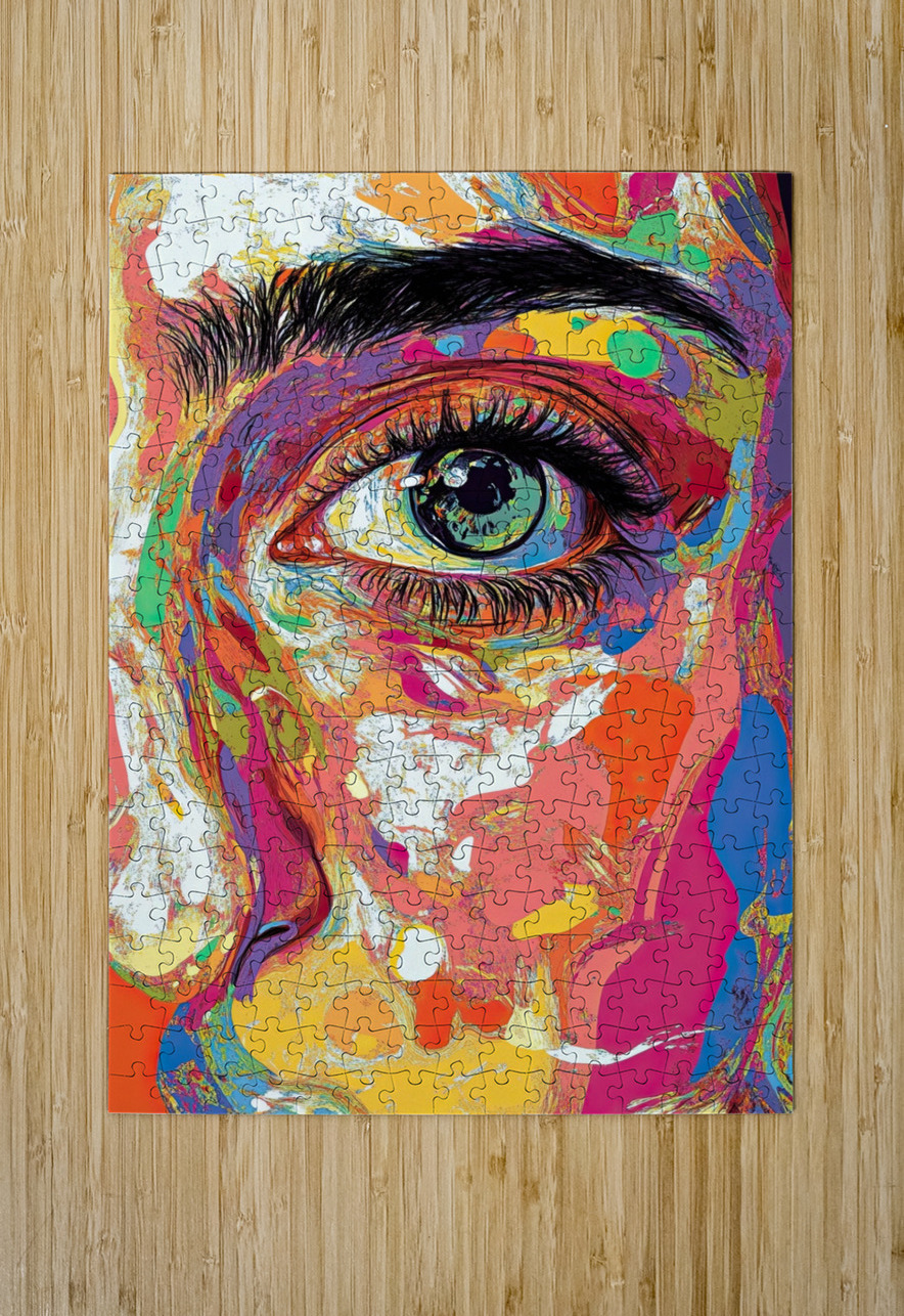 Chromatic Gaze JH92N3 55 Abstract Rebellion Puzzle printing