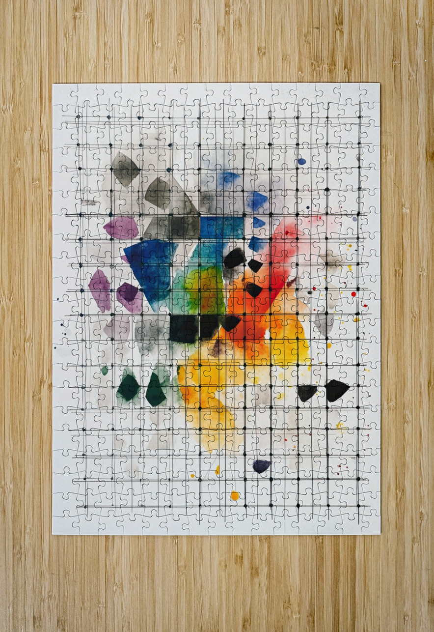 Chromatic Grid Interplay 5Z9N7H 48 Abstract Rebellion Puzzle printing