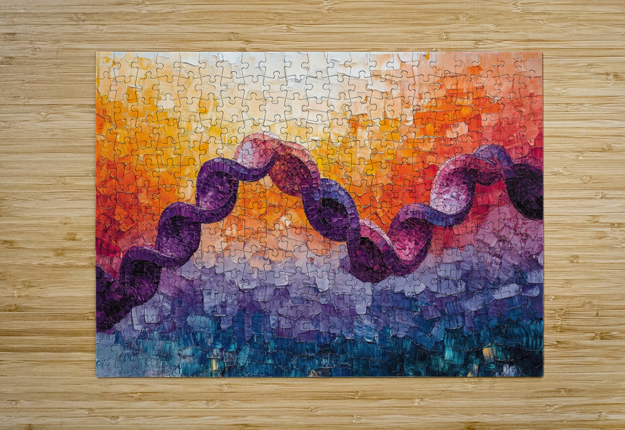 Chromatic Helix Ascent 7P3HN9 65 Abstract Rebellion Puzzle printing