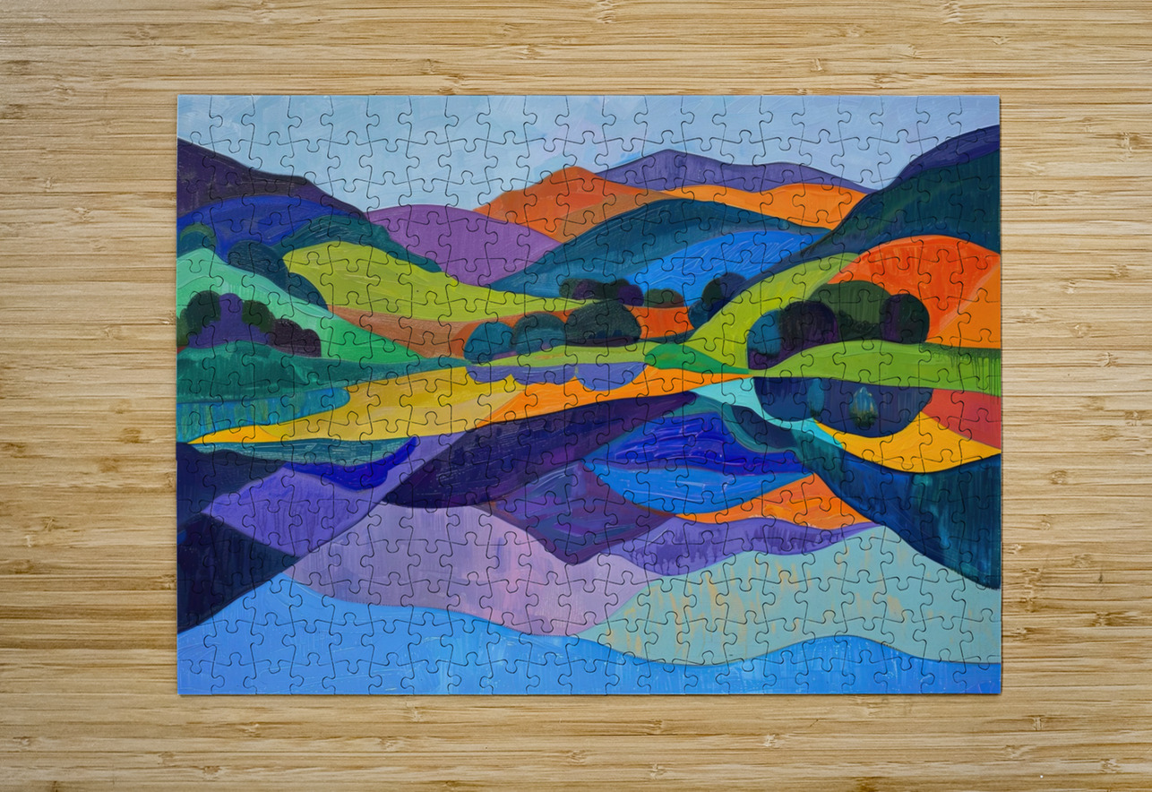 Chromatic Hills 7924B 45 Abstract Rebellion Puzzle printing