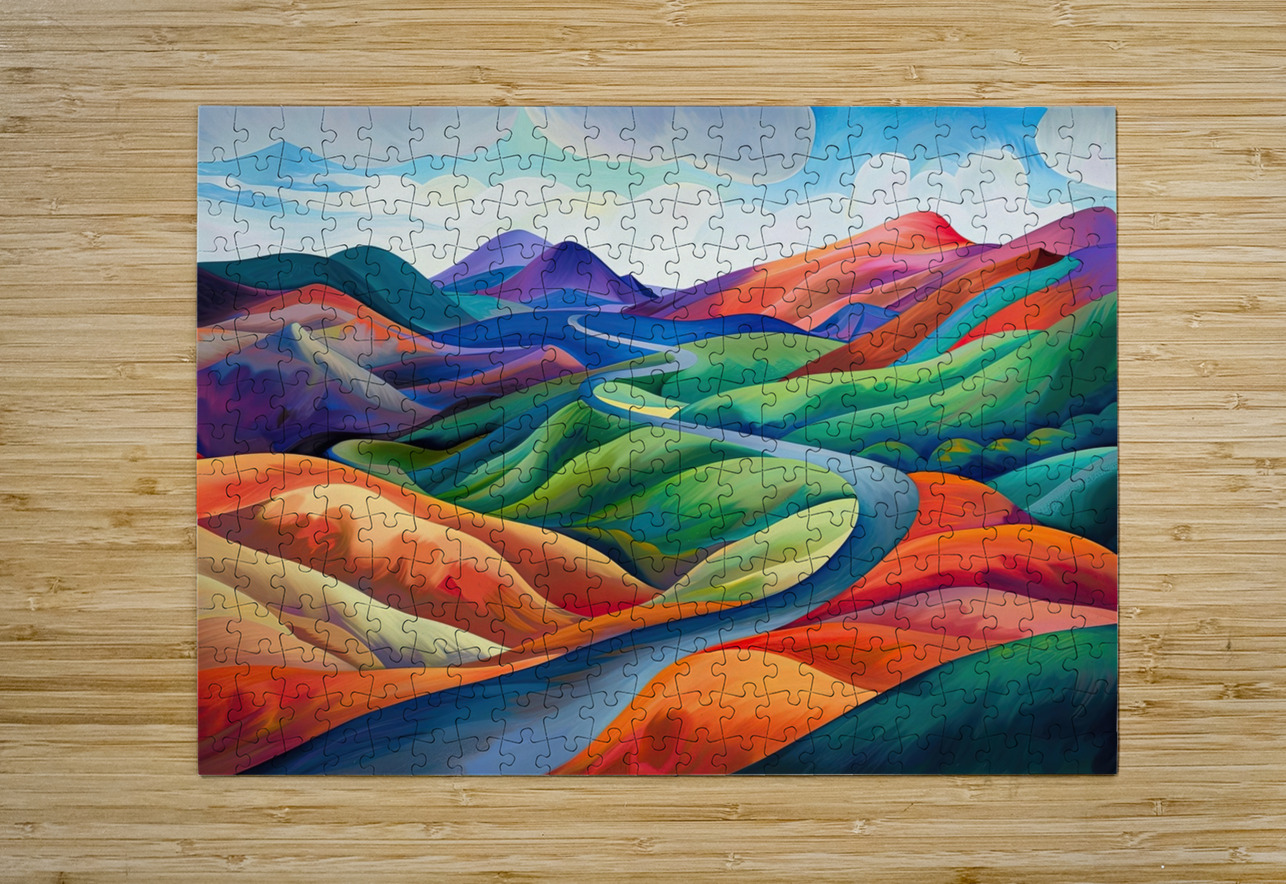 Chromatic Hills 8H29NP 45 Abstract Rebellion Puzzle printing