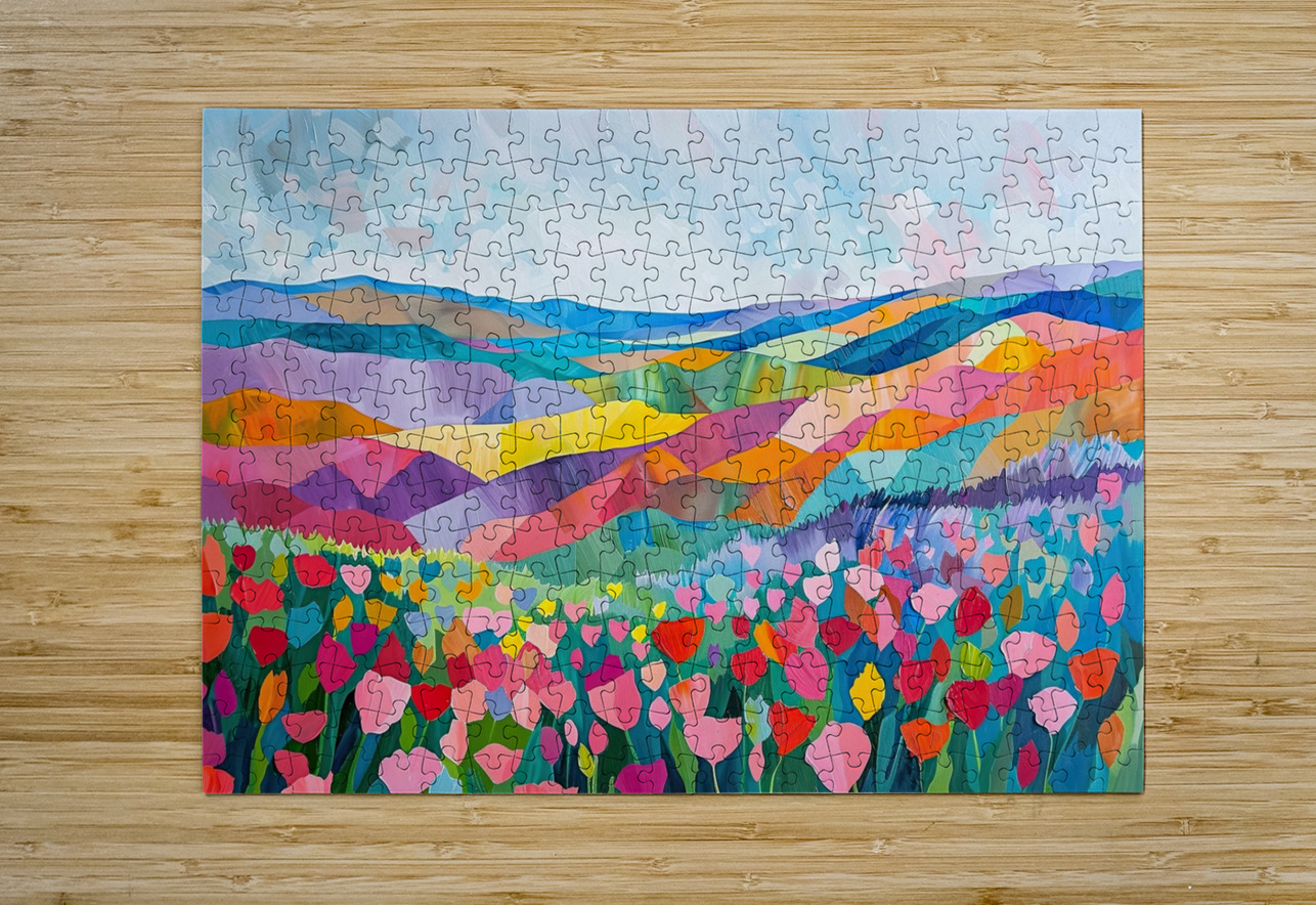 Chromatic Hills Bloom 78HNP2 55 Abstract Rebellion Puzzle printing