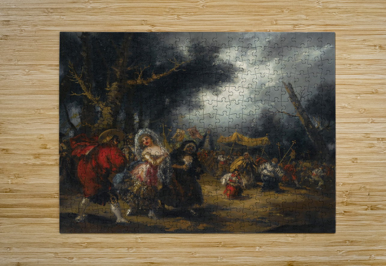 La Procesión [The Procession] by Eugenio Lucas Villamil [1858–1918] MyCozyFineArt Puzzle printing