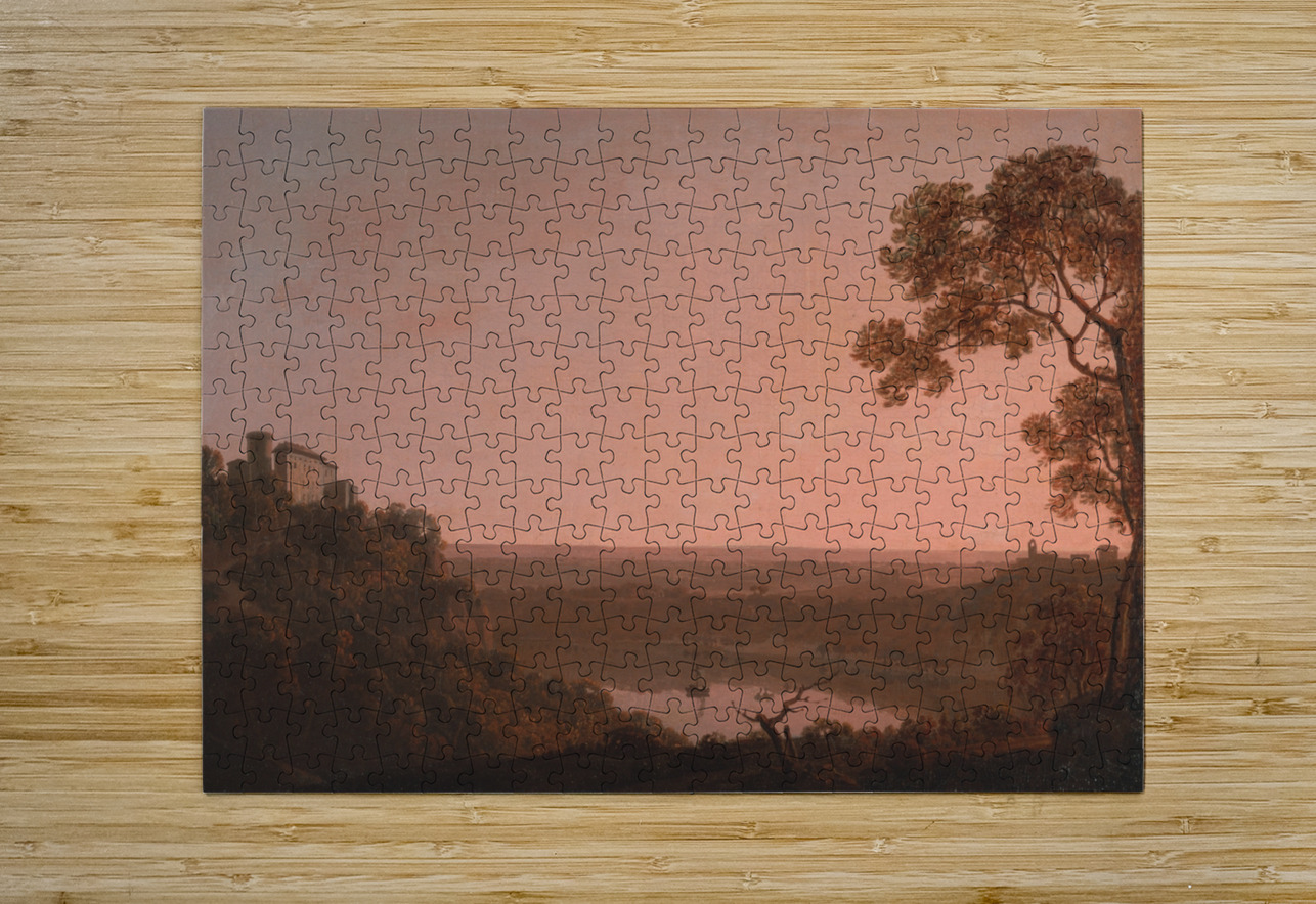 Lake Nemi by Joseph Wright of Derby [1734–1797] MyCozyFineArt Puzzle printing