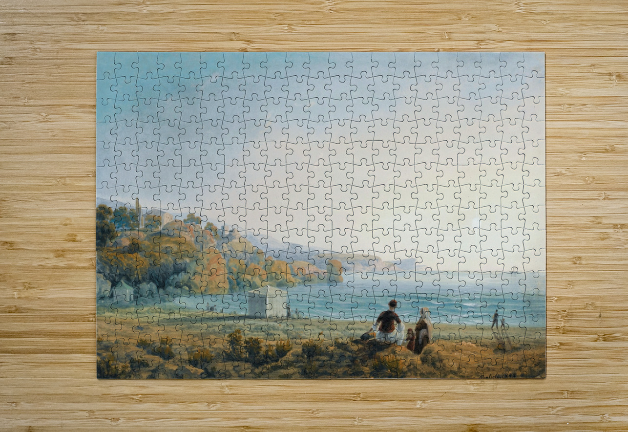 Seven Views Of Miskhor In The Crimea Vii [1841–1842] by Carlo Bossoli [1815–1884] MyCozyFineArt Puzzle printing