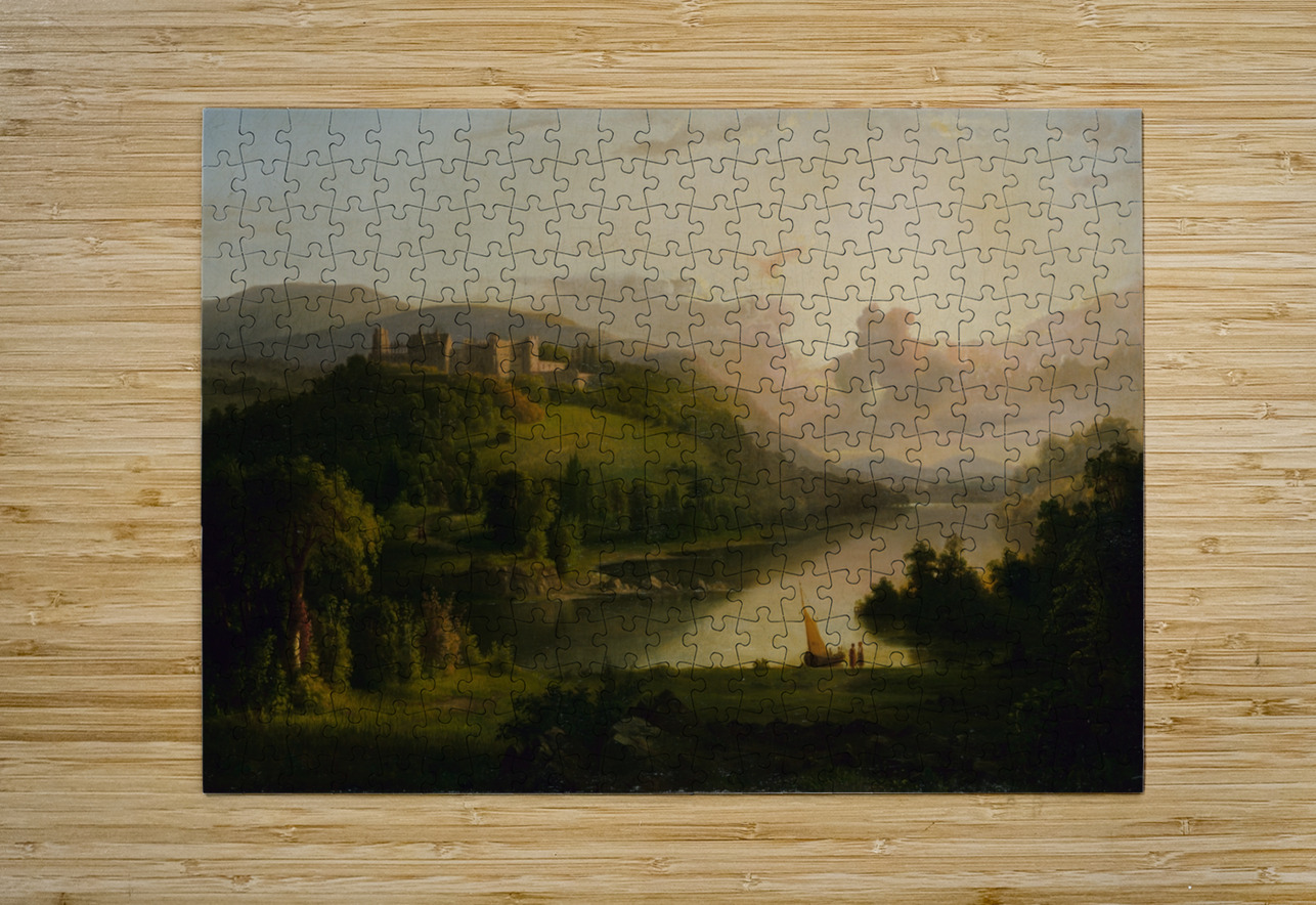 Scotch Highlands [ca. 1848–1852] by Robert S. Duncanson [1821–1872] MyCozyFineArt Puzzle printing