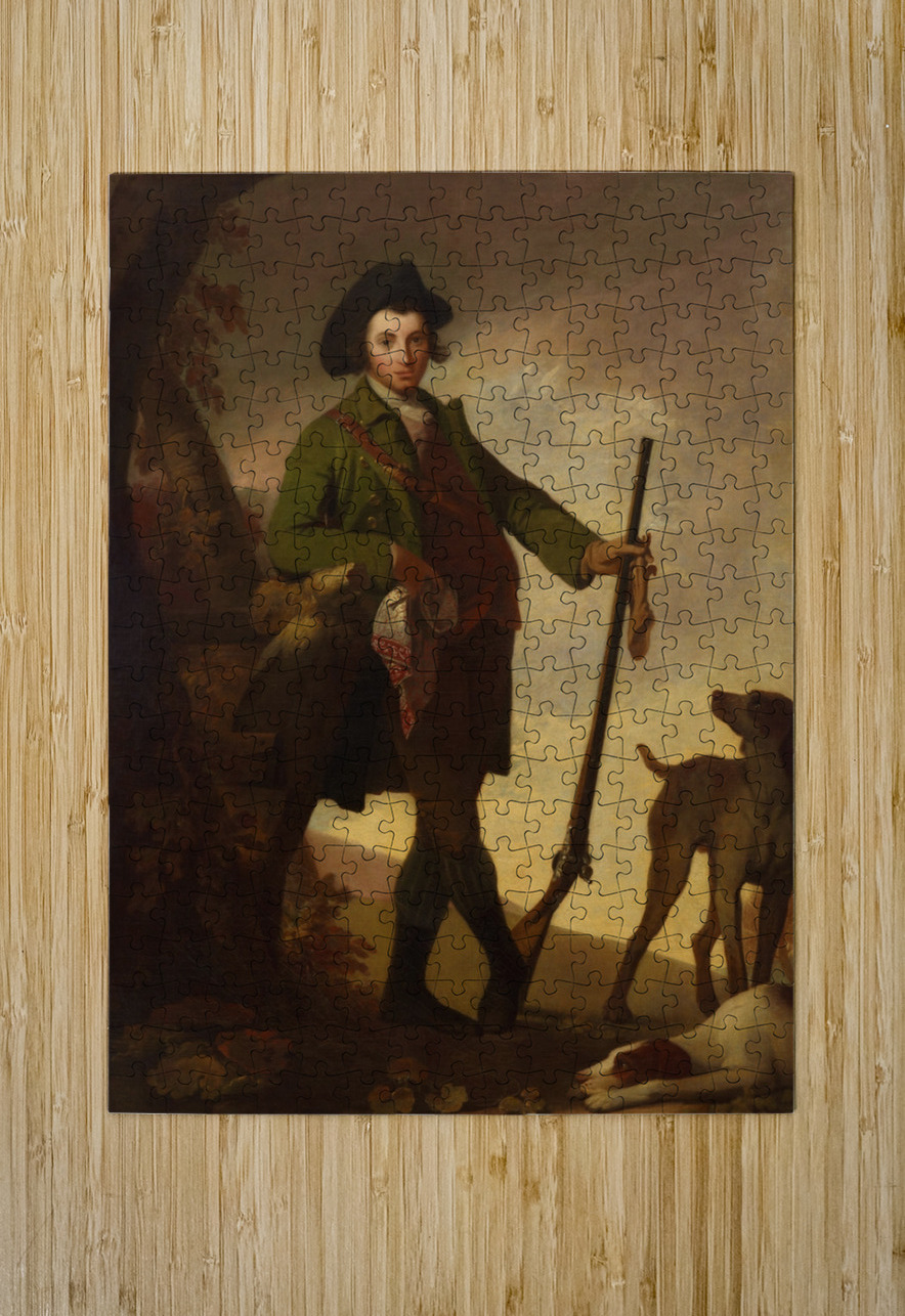 The young sportsman [1766] by Robert Pine [1730–1788] MyCozyFineArt Puzzle printing