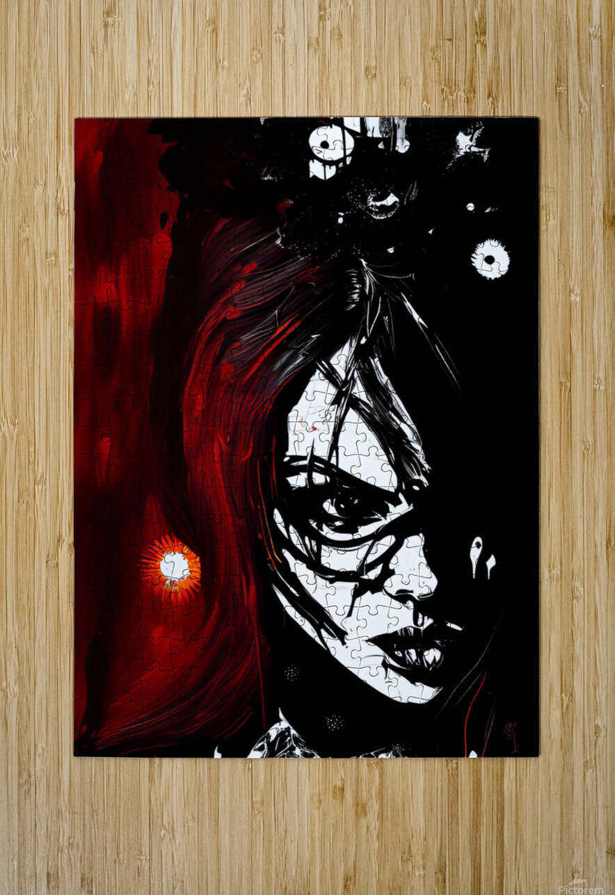 Blood & Shadow fadi van yaldani Puzzle printing