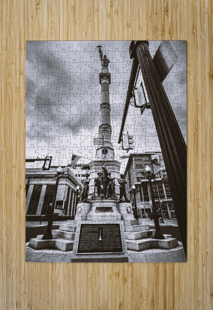 Soldiers and Sailors Monument Downtown Allentown Jason Fink Puzzle printing