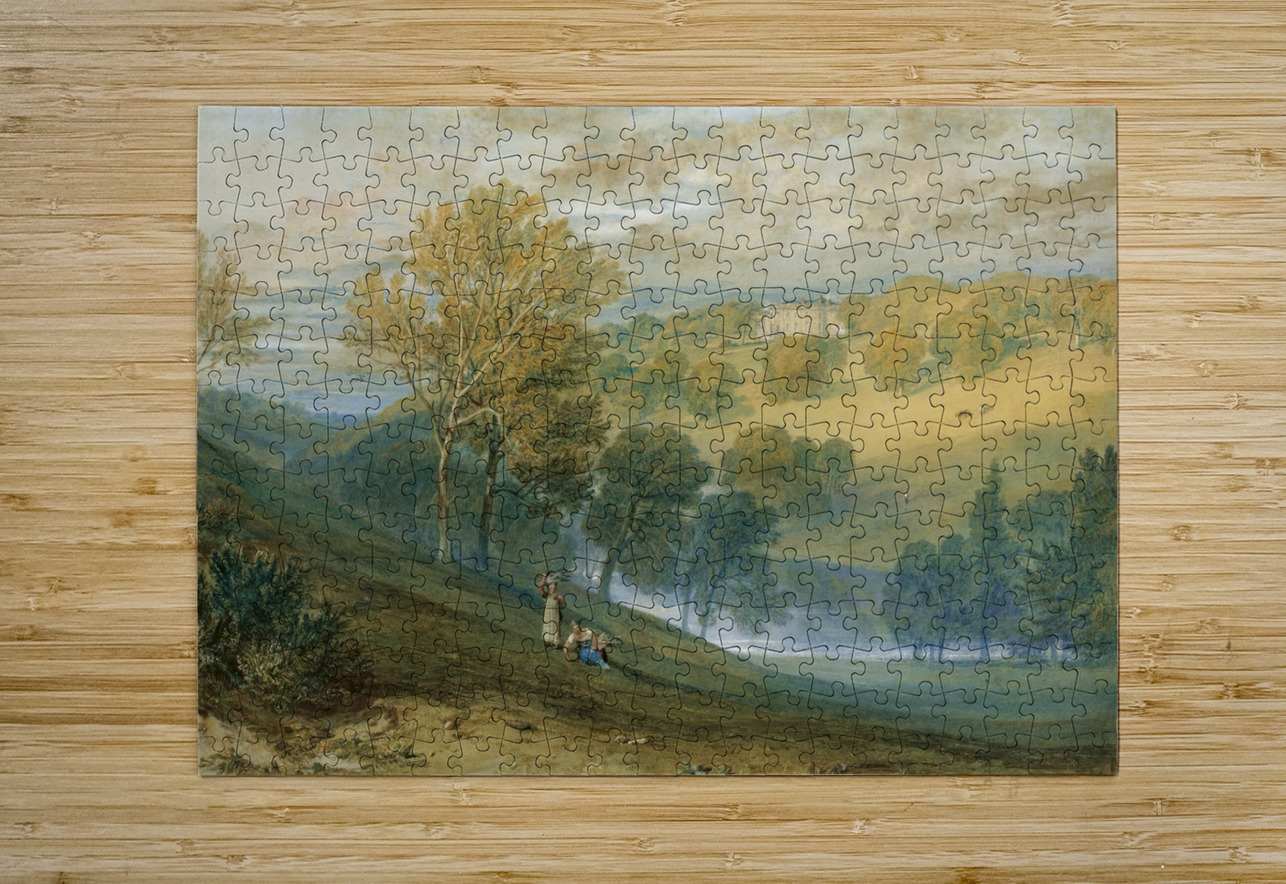 Gledhow Hall. Yorkshire by Joseph Mallord William Turner [1775–1851] MyCozyFineArt Puzzle printing