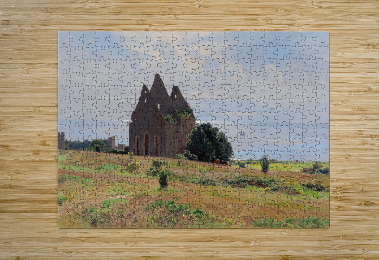 Sommertag an der Küste von Gotland by Otto Strützel [1855–1930] MyCozyFineArt Puzzle printing