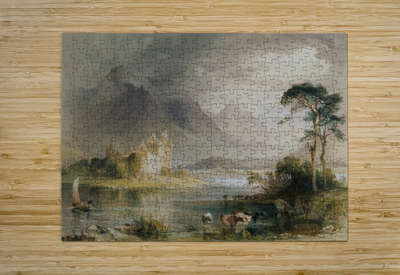 Kilchurn Castle [c. 1839] by William Andrews Nesfield [1793–1881] MyCozyFineArt Puzzle printing