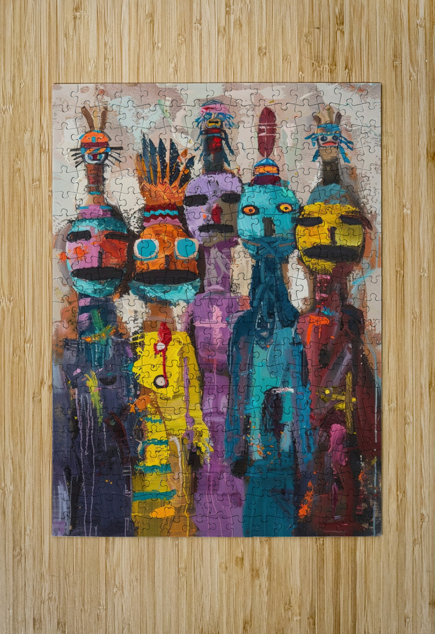 Ancestral Echoes 7P3H2N 55 Abstract Rebellion Puzzle printing