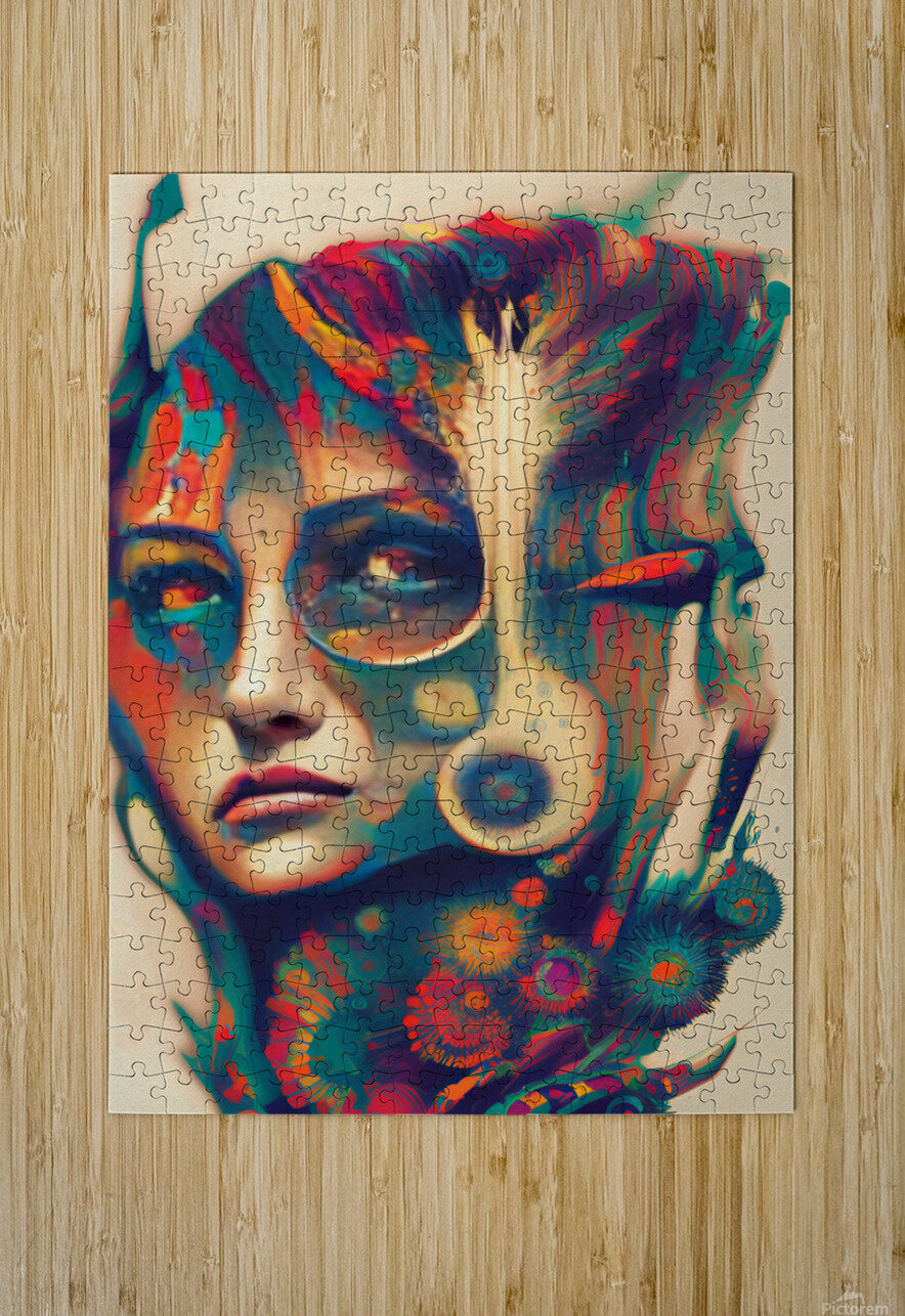 Neural Dreamscape fadi van yaldani Puzzle printing