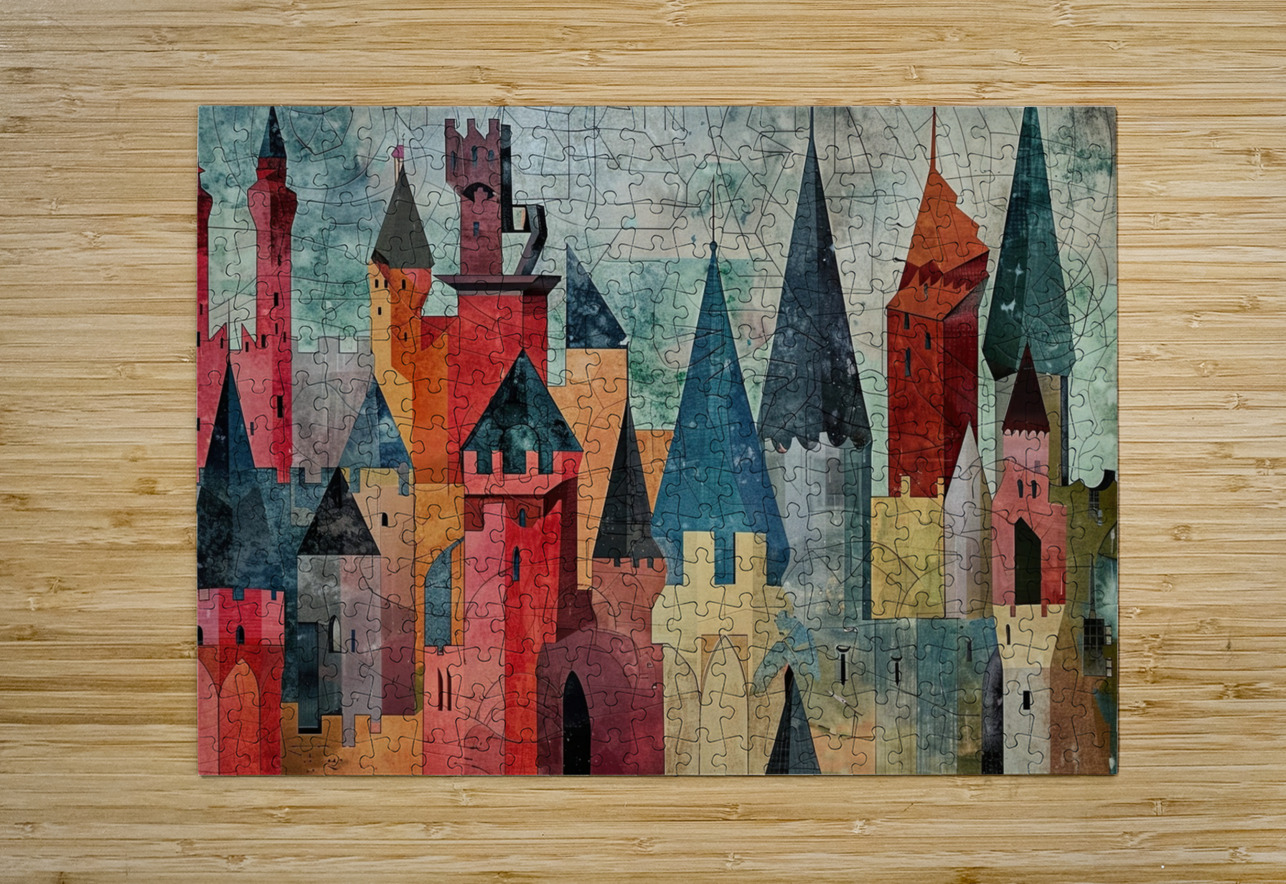 Castles in the Clouds 7P3H9N 58 Abstract Rebellion Puzzle printing