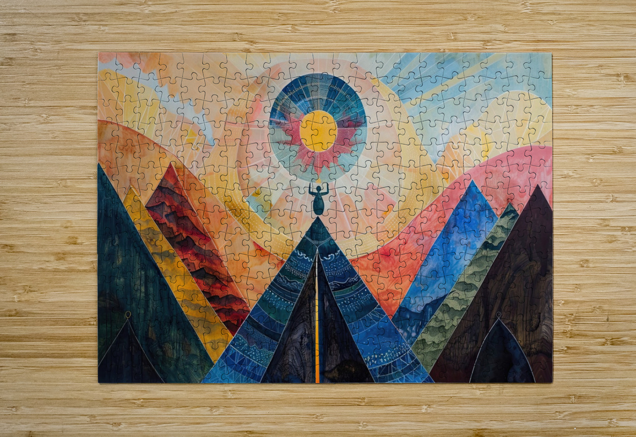 Celestial Ascent H92N3B 55 Abstract Rebellion Puzzle printing