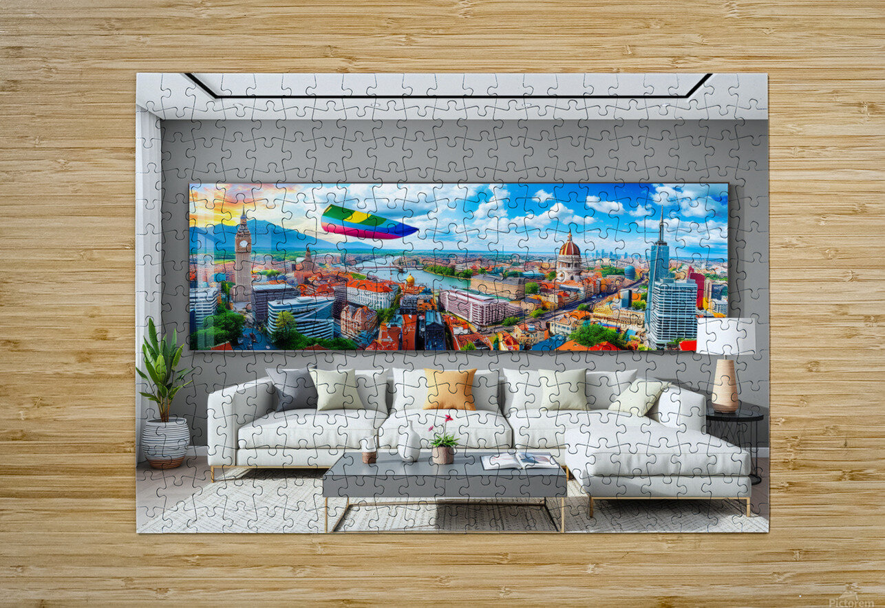 Cityscape Adventure saidi abdelhay Puzzle printing