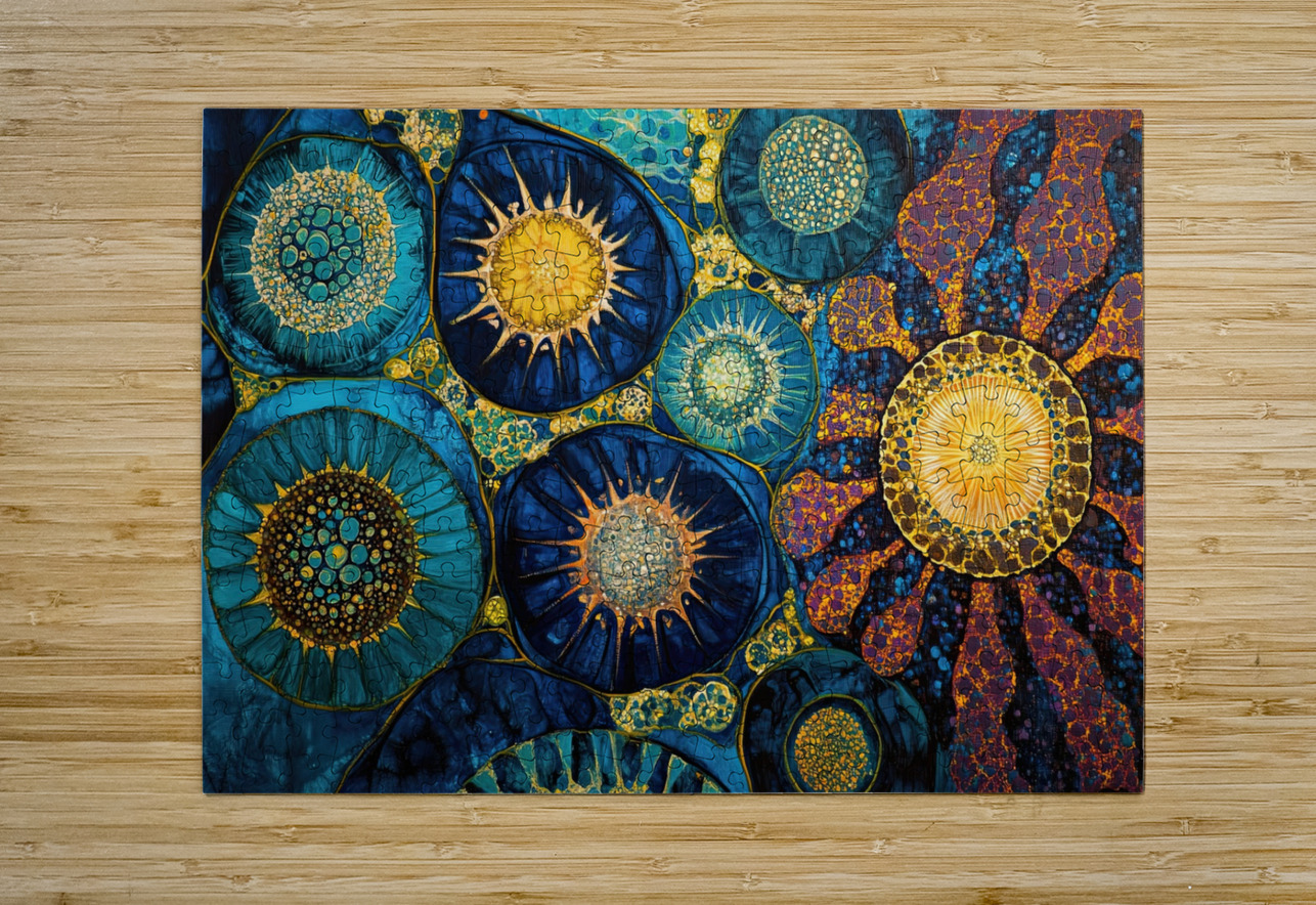 Celestial Blooms ZX492K 57 Abstract Rebellion Puzzle printing