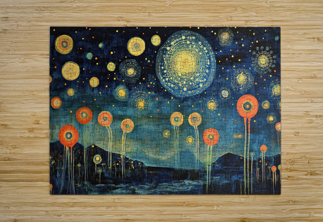 Celestial Bloom NZ92H8 60 Abstract Rebellion Puzzle printing