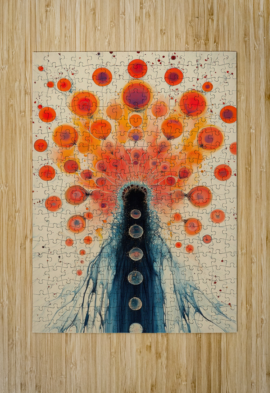 Celestial Bloom QH92P3 57 Abstract Rebellion Puzzle printing