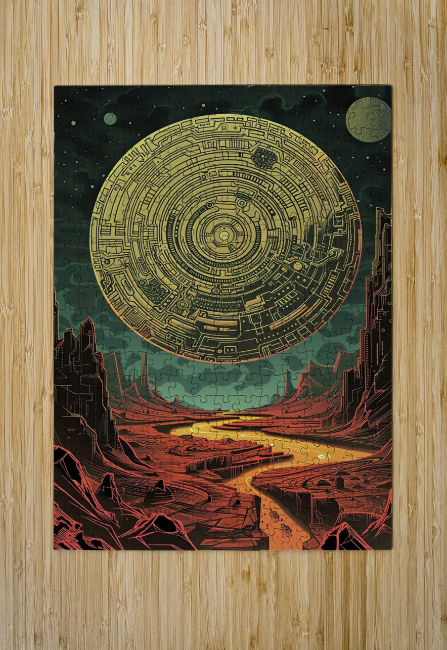 Celestial Circuitry H92N5Z 62 Abstract Rebellion Puzzle printing